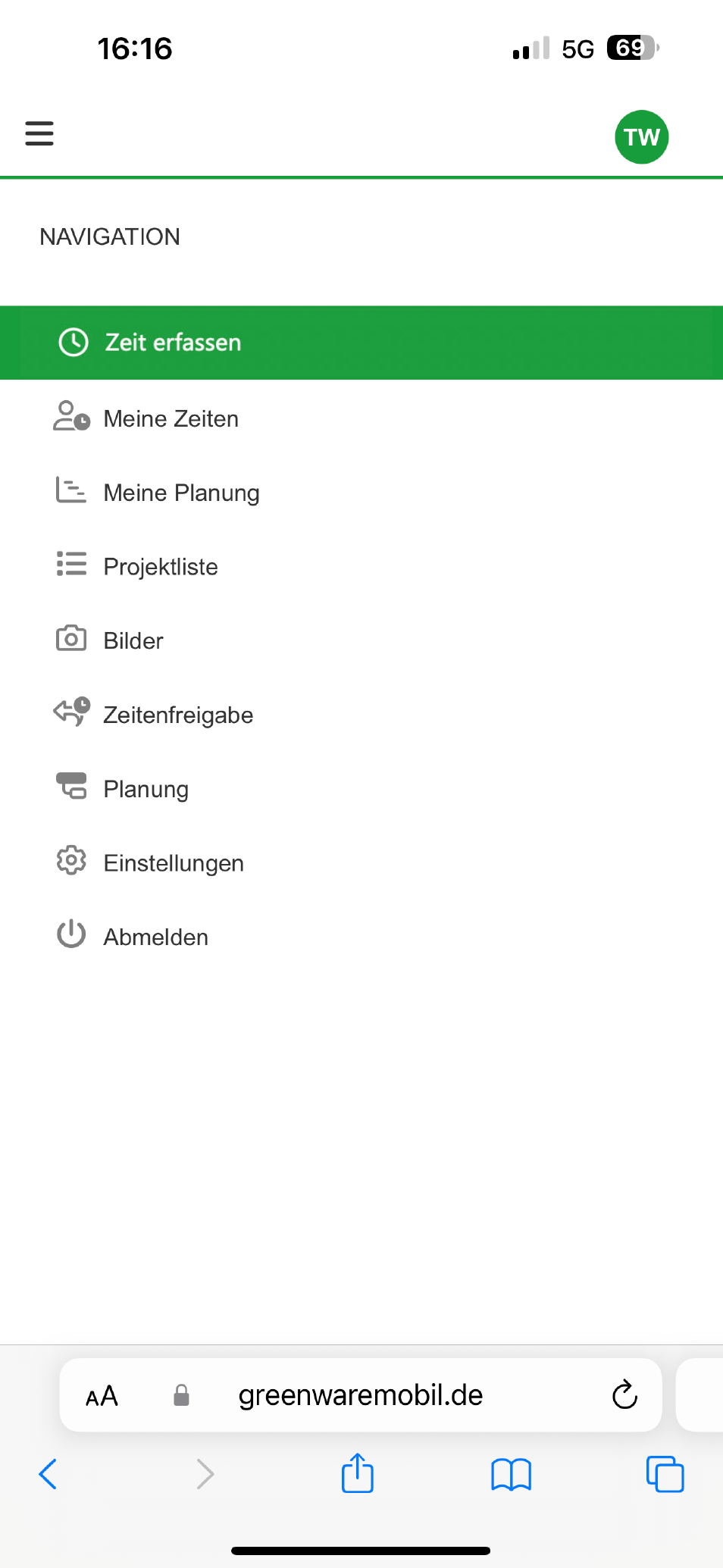 Greenware-Mobil-Navigation
